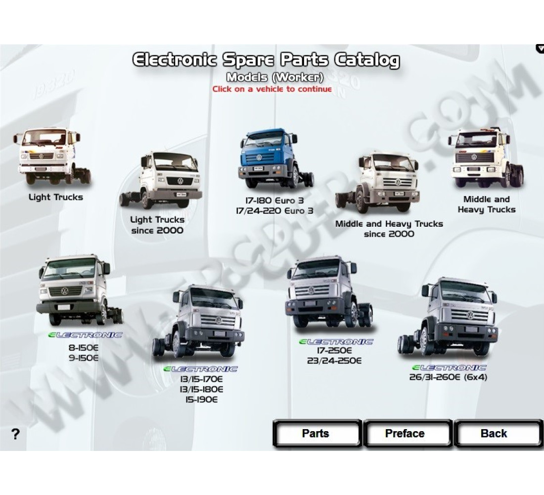 VW TRUCK / BUS PARTS CATALOG